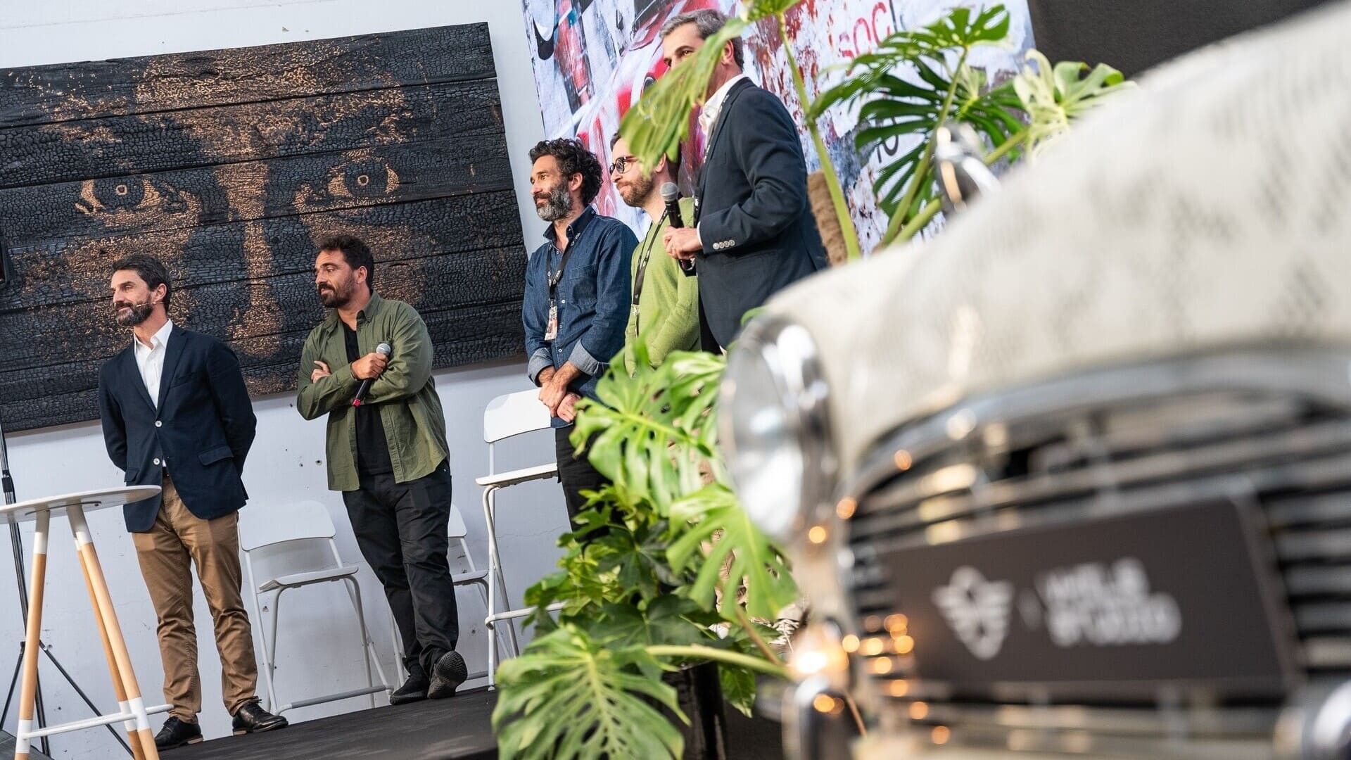 Apresentação do MINI "Tracery" de Vhils.